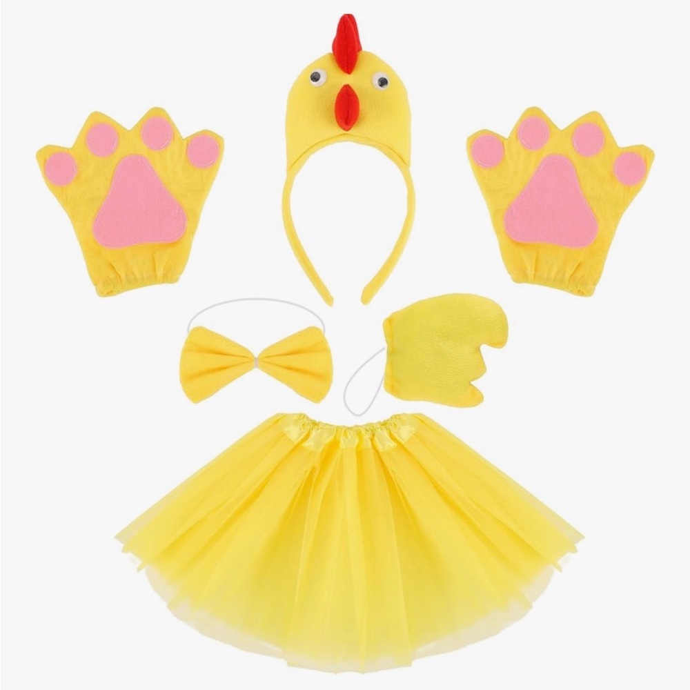 Amazon Yellow and Pink Chicken Costume for Kids